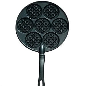 Mini Silver Dollar Pancakes Waffle Griddle Pan.